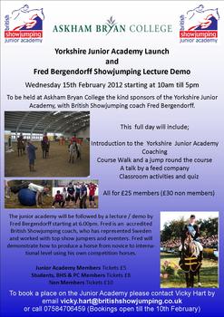 Yorkshire Junior Academy Launch